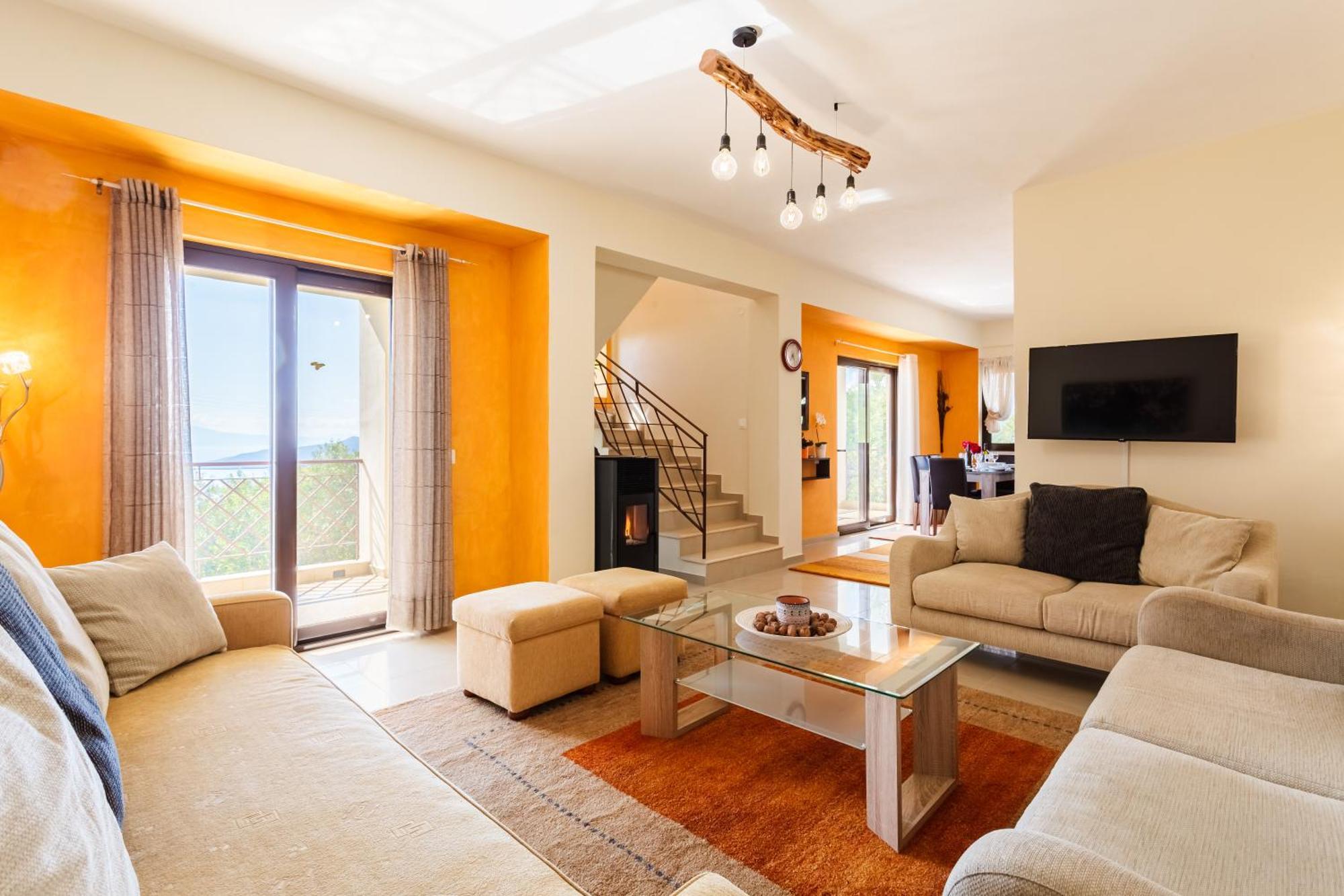 Villa Armonia, Sunset View And Relaxing Beach Vibe Proastion ภายนอก รูปภาพ